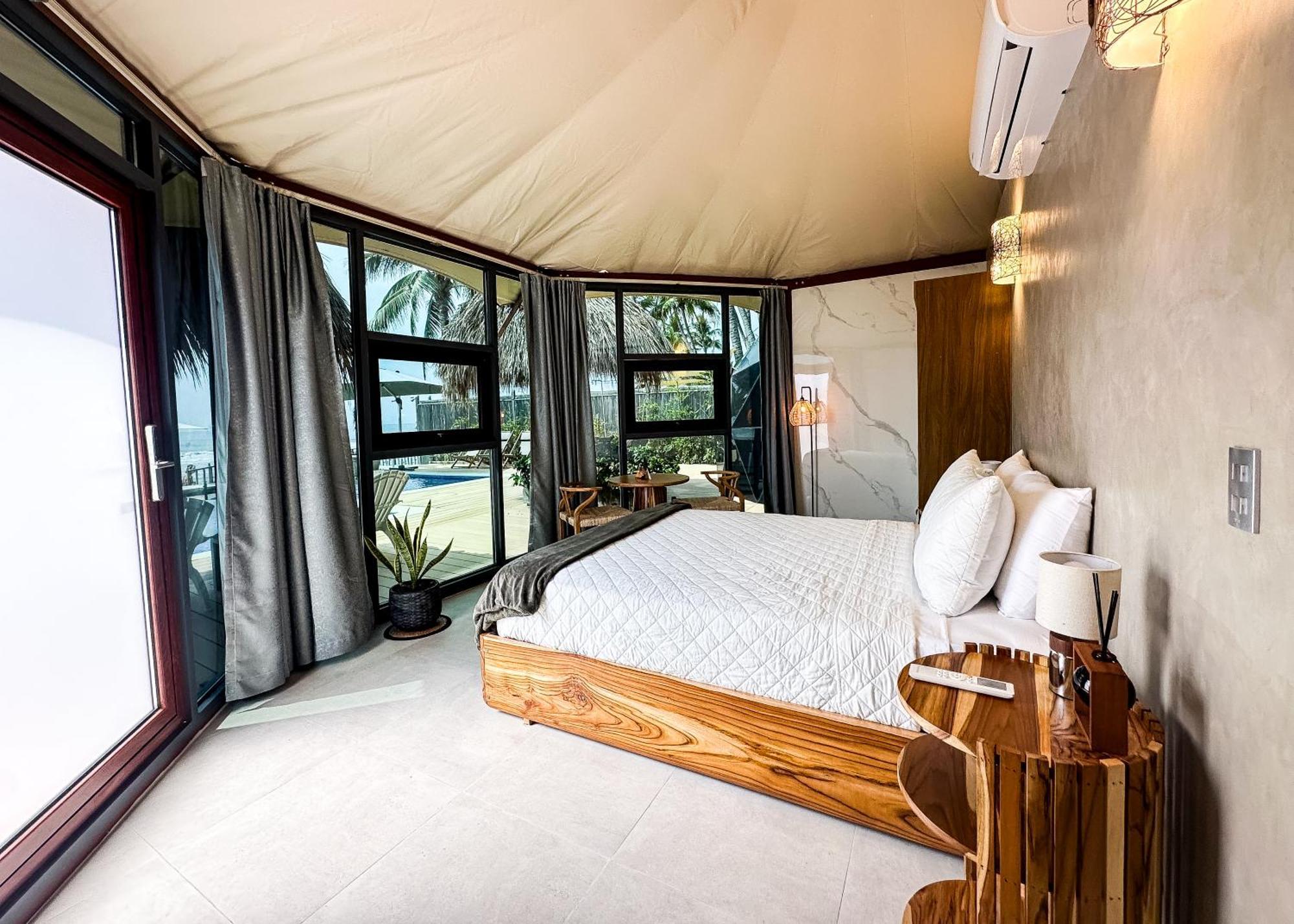 Almare Zonte - Beachfront Glamping Hotel El Zonte Exterior photo